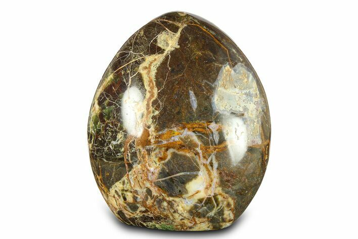 Tall, Colorful, Polished, Brecciated Jasper - Madagascar #299045